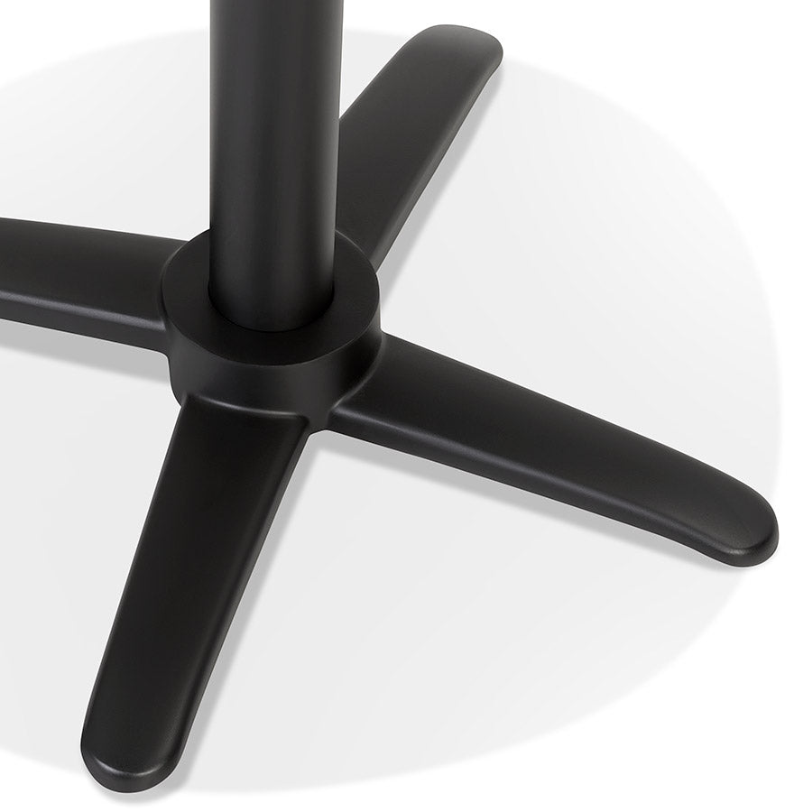 Dining table LEGMO - black - plastic