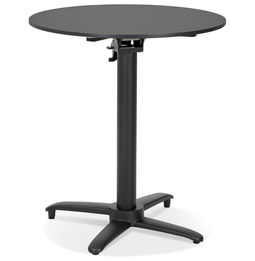 Dining table LEGMO - black - plastic