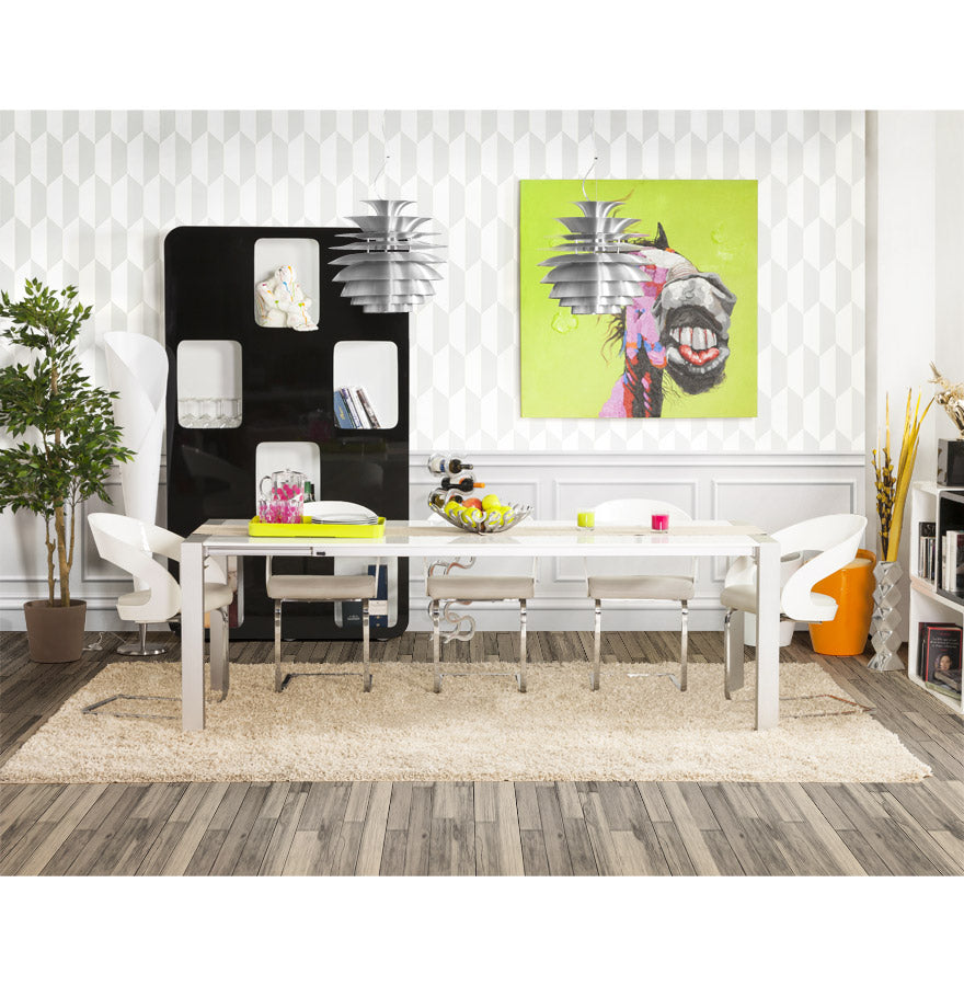 Vloerlamp JOIN - wit - kunststof