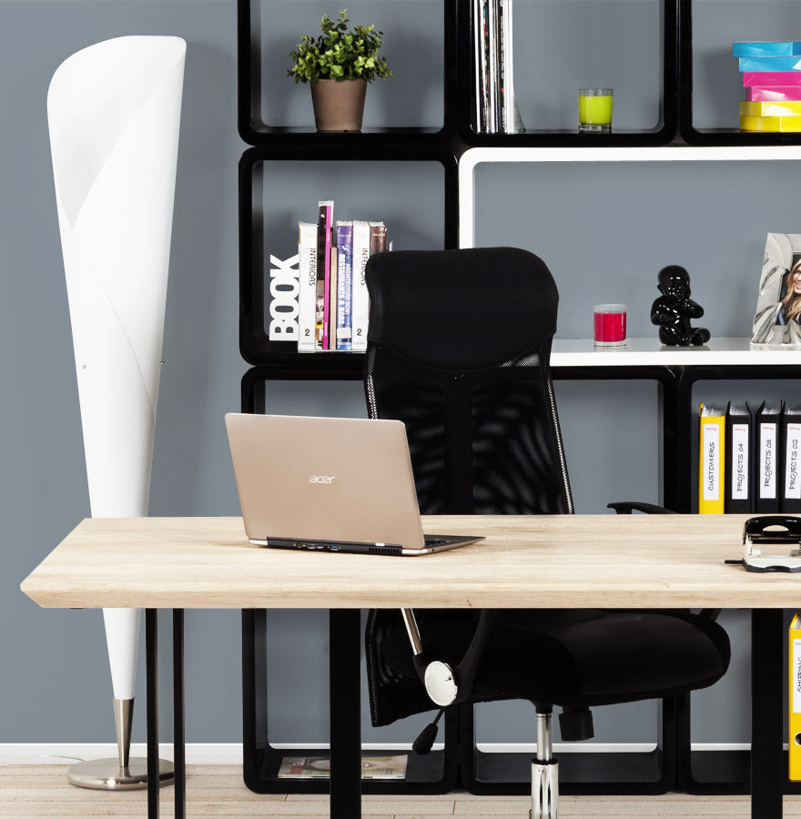 Vloerlamp JOIN - wit - kunststof