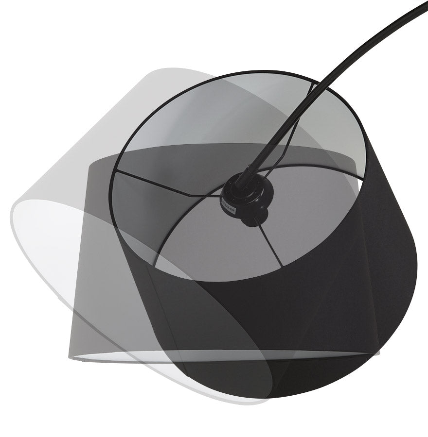Vloerlamp KAISER - zwart - metaal