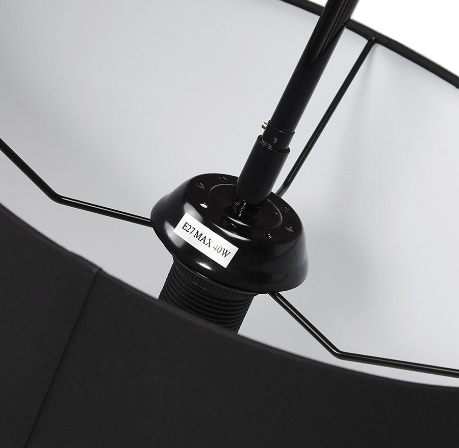 Vloerlamp KAISER - zwart - metaal