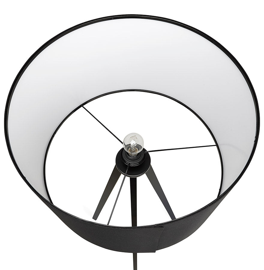 Vloerlamp TRIVET - zwart - kunststof