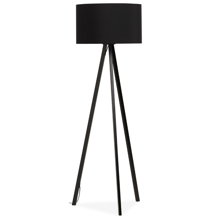 Vloerlamp TRIVET - zwart - kunststof