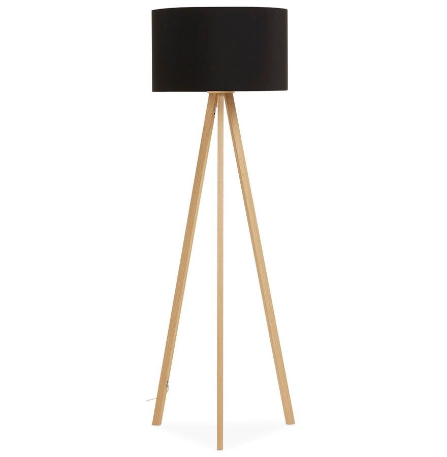 Vloerlamp TRIVET - zwart - kunststof