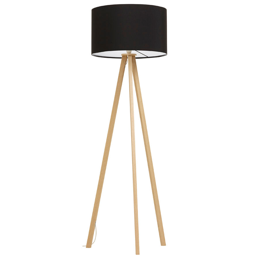 Vloerlamp TRIVET - zwart - kunststof