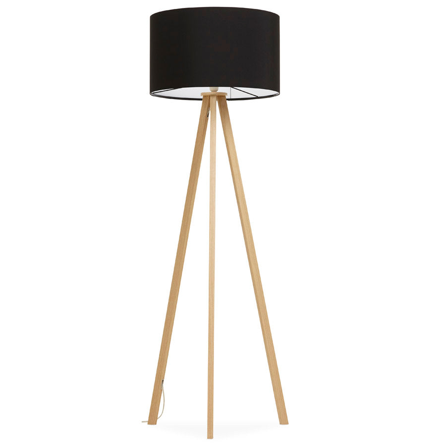 Vloerlamp TRIVET - zwart - kunststof