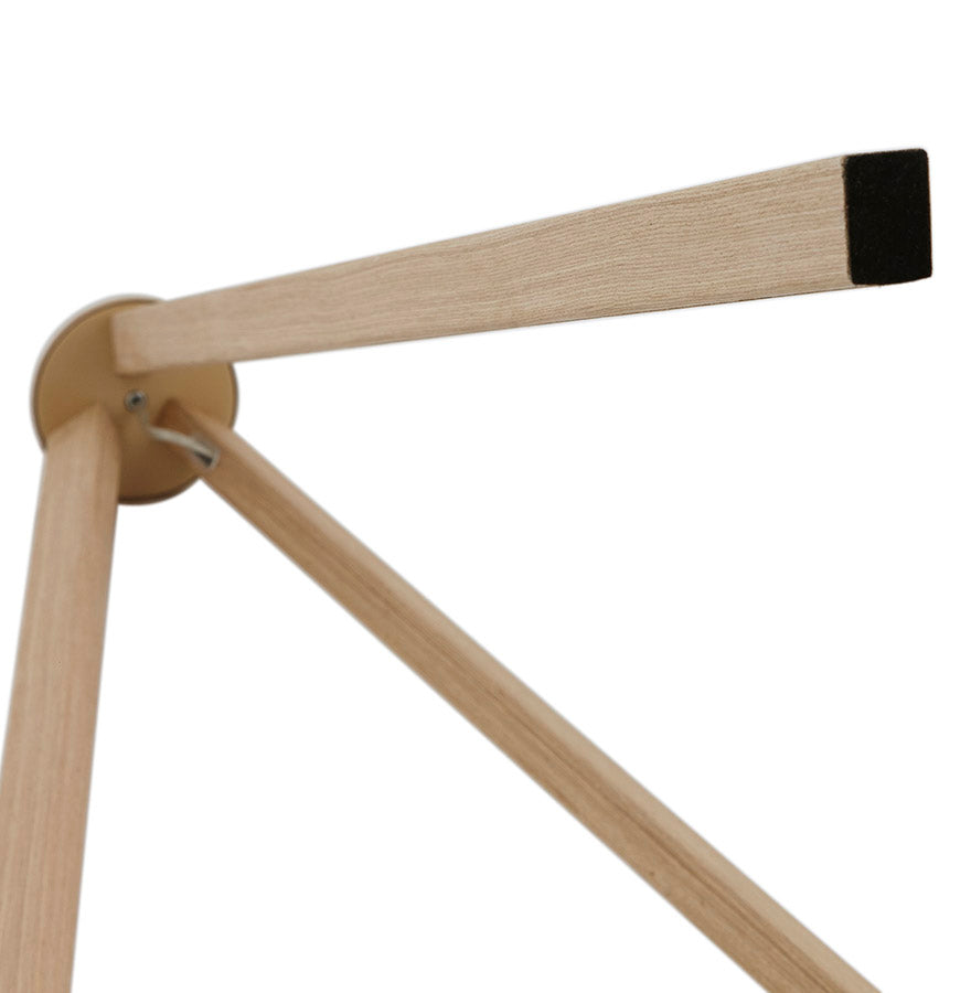 Vloerlamp TRIVET - zwart - kunststof
