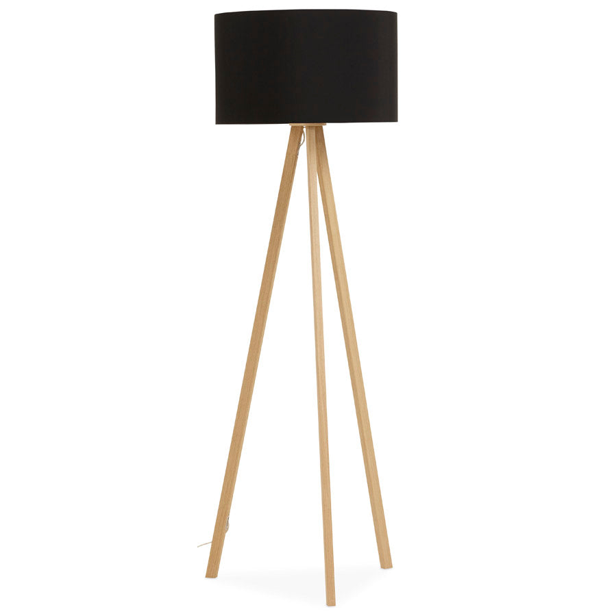 Vloerlamp TRIVET - zwart - kunststof