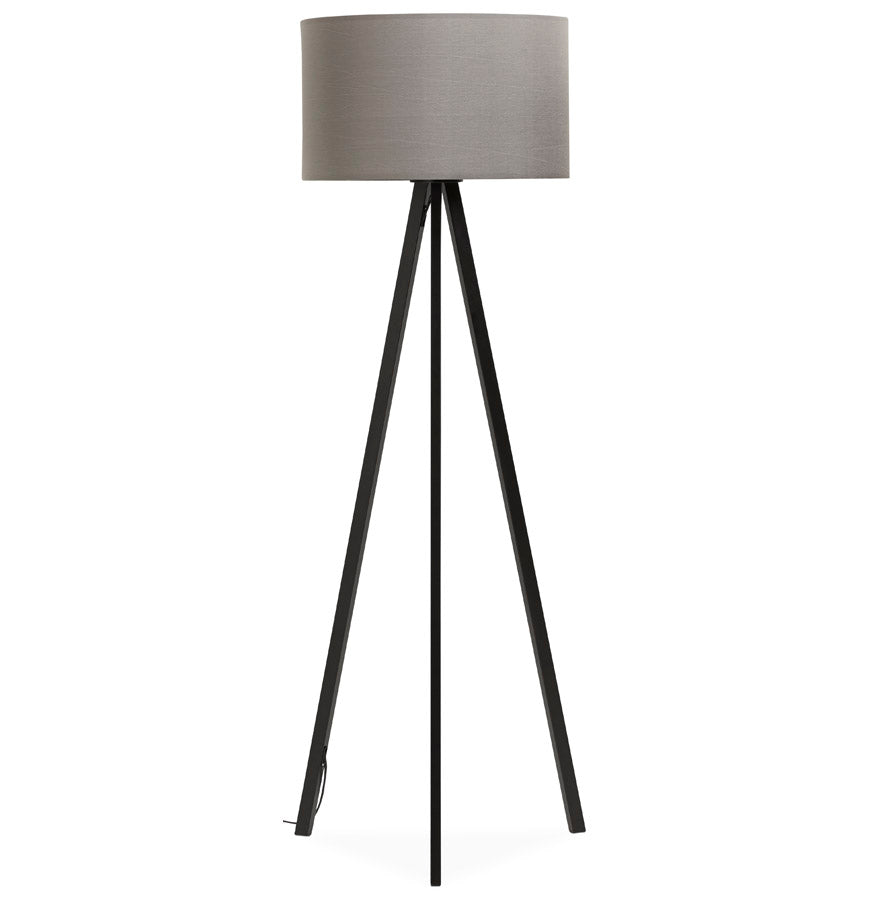 Vloerlamp TRIVET - grijs - kunststof