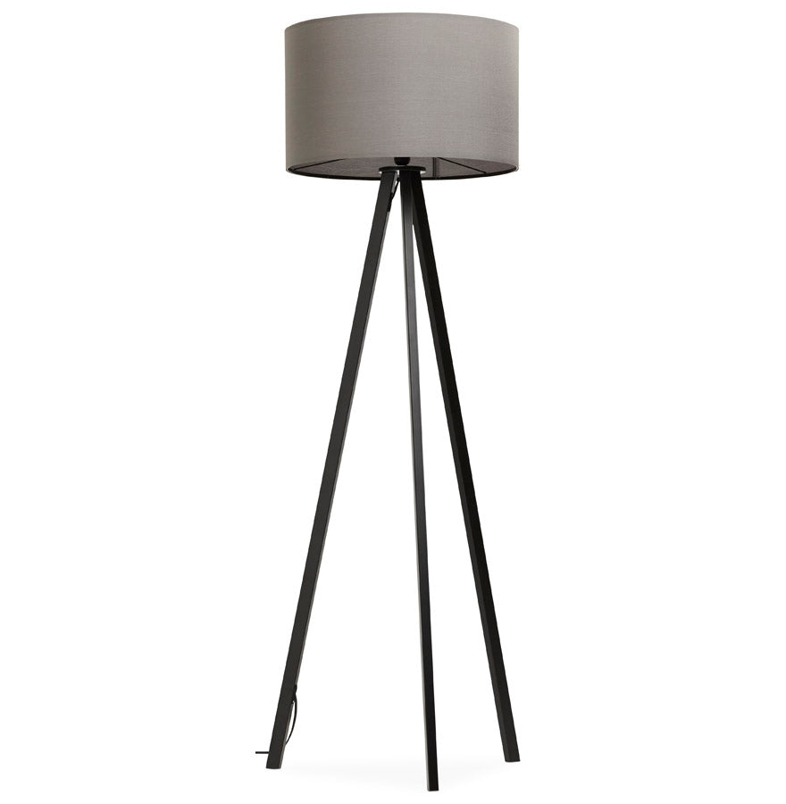 Vloerlamp TRIVET - grijs - kunststof