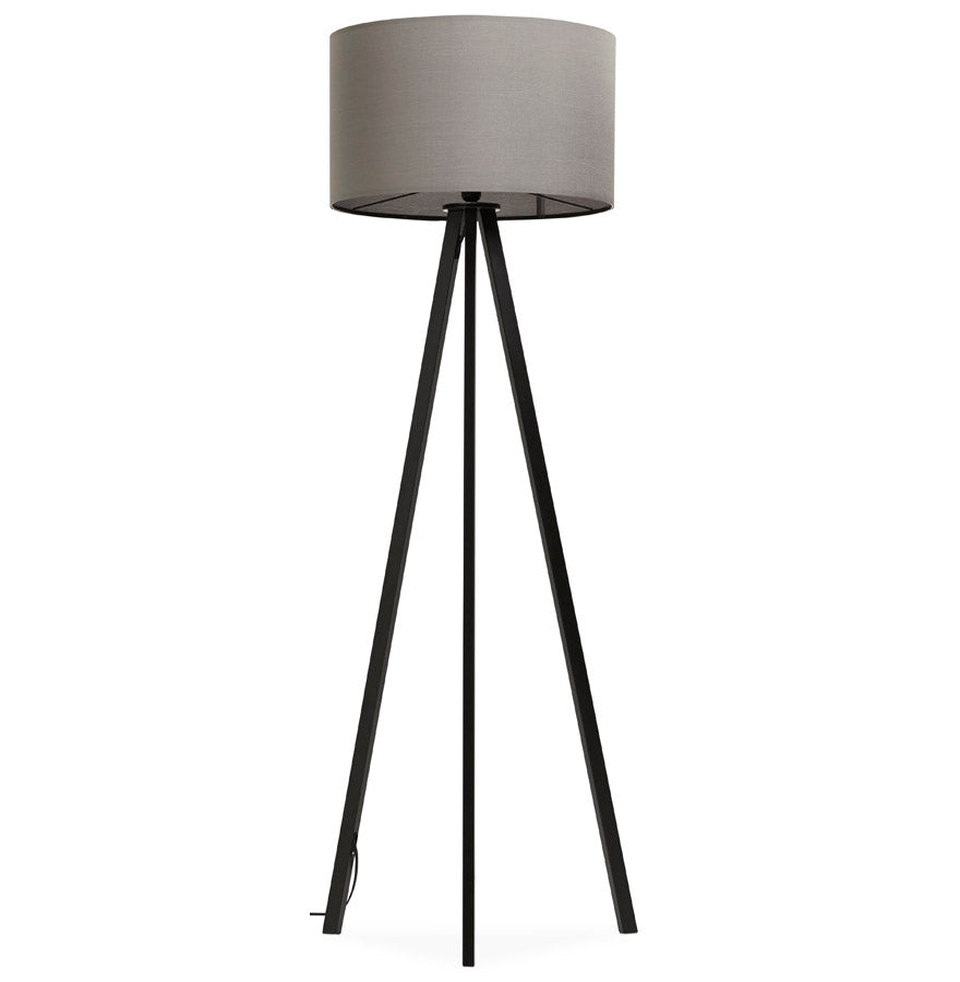 Vloerlamp TRIVET - grijs - kunststof