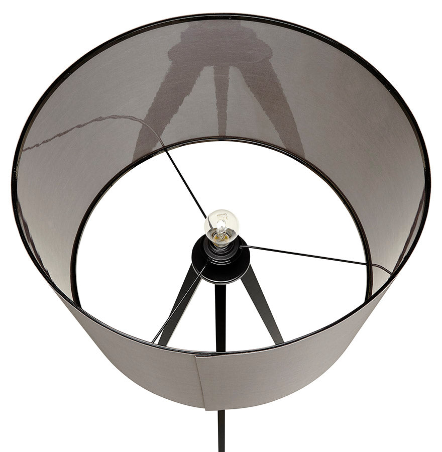 Vloerlamp TRIVET - grijs - kunststof