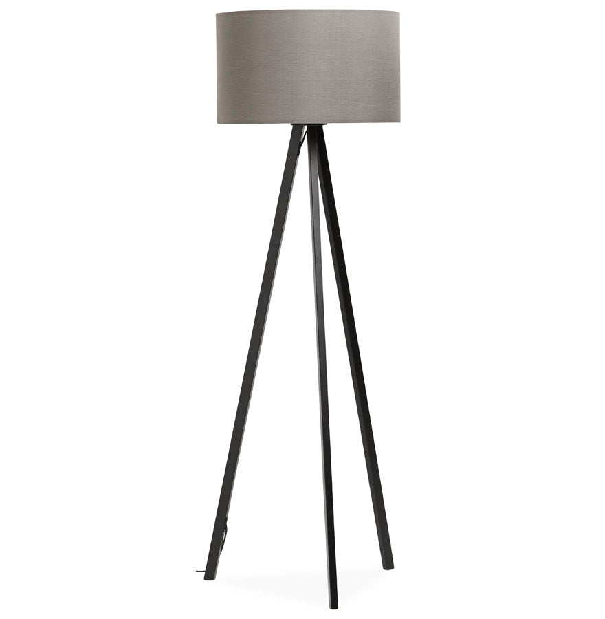 Vloerlamp TRIVET - grijs - kunststof