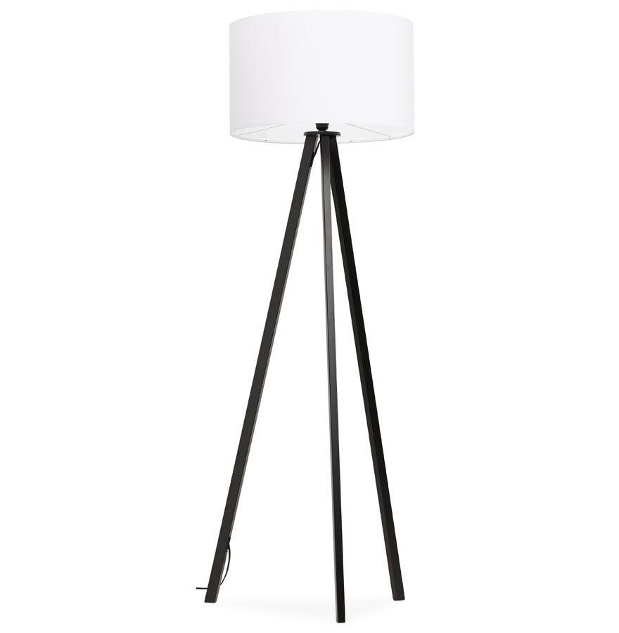 Vloerlamp TRIVET - wit - kunststof