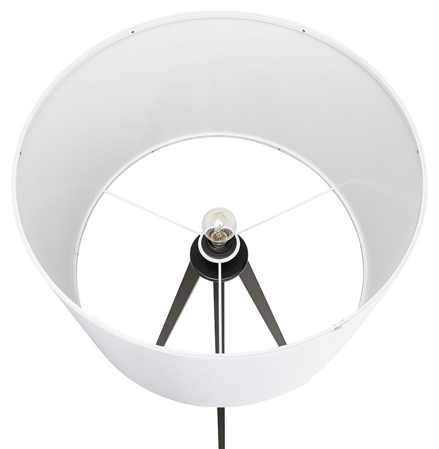 Vloerlamp TRIVET - wit - kunststof
