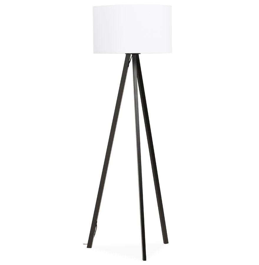 Vloerlamp TRIVET - wit - kunststof
