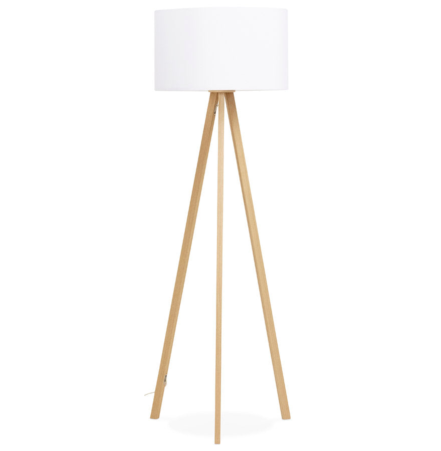 Vloerlamp TRIVET - wit - kunststof
