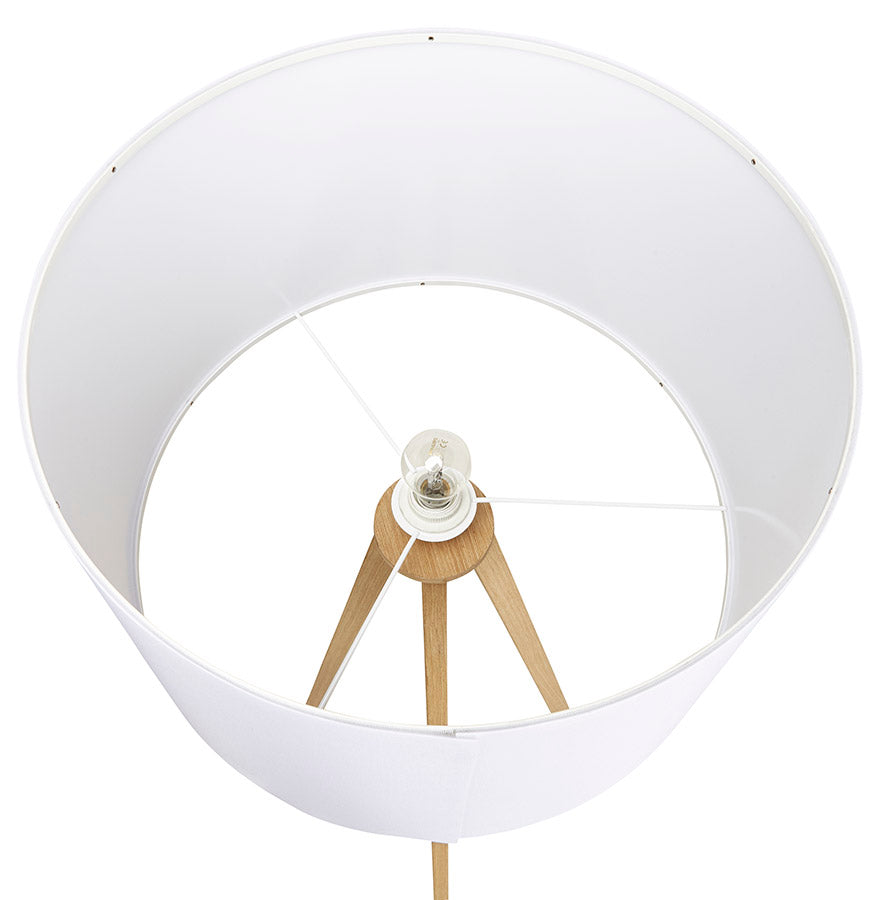 Vloerlamp TRIVET - wit - kunststof