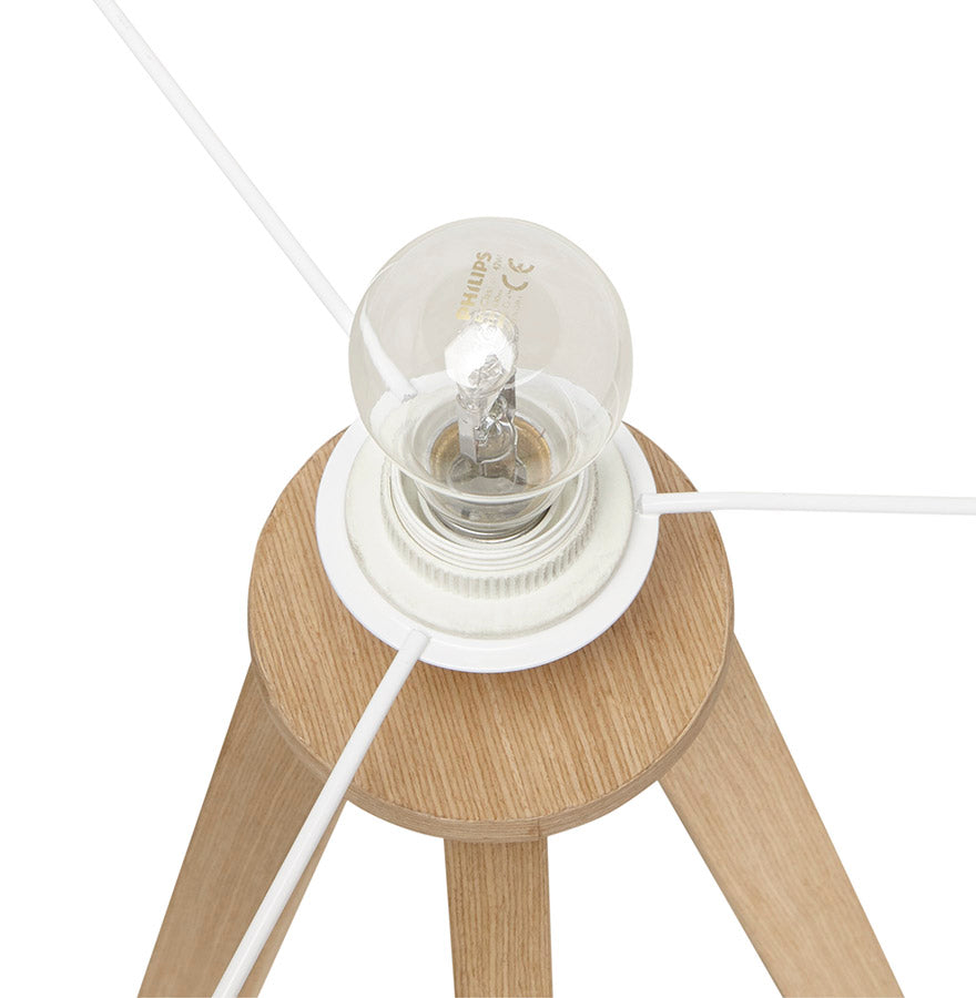 Vloerlamp TRIVET - wit - kunststof
