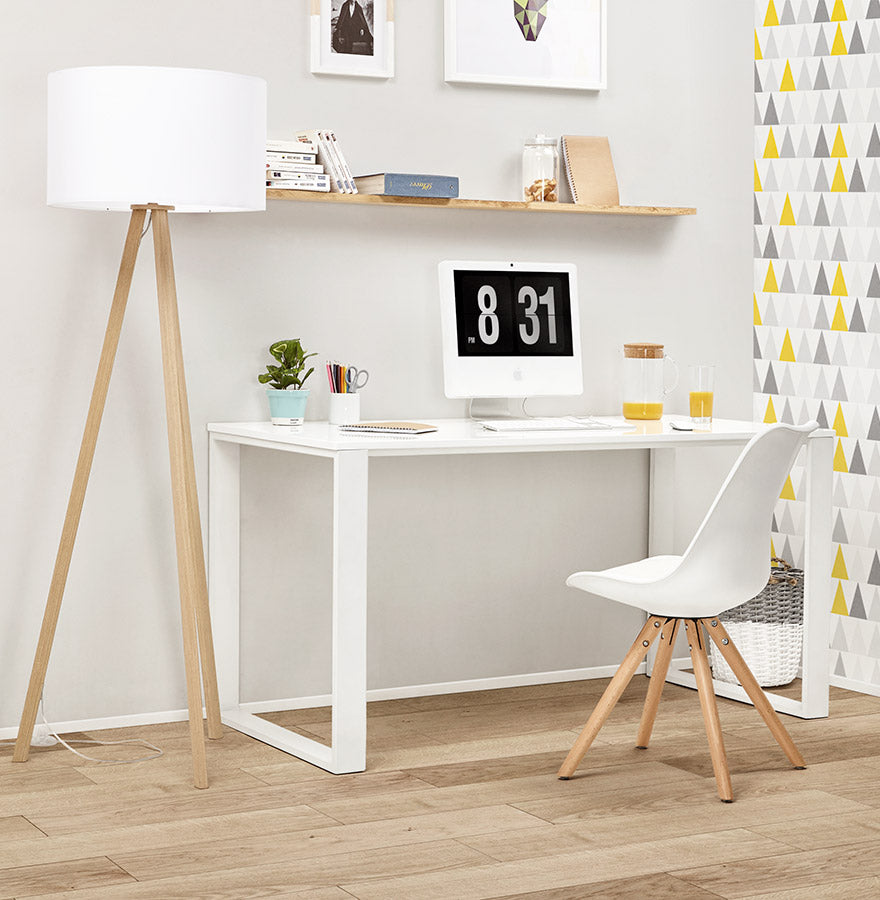Vloerlamp TRIVET - wit - kunststof