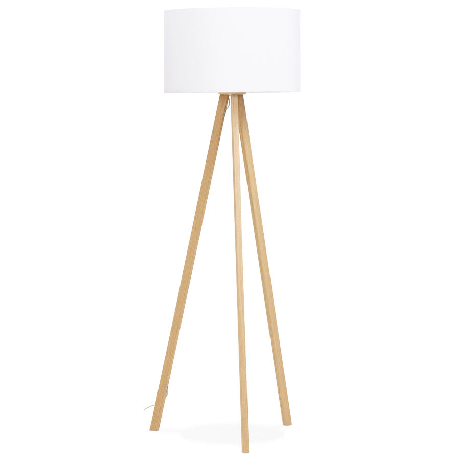 Vloerlamp TRIVET - wit - kunststof