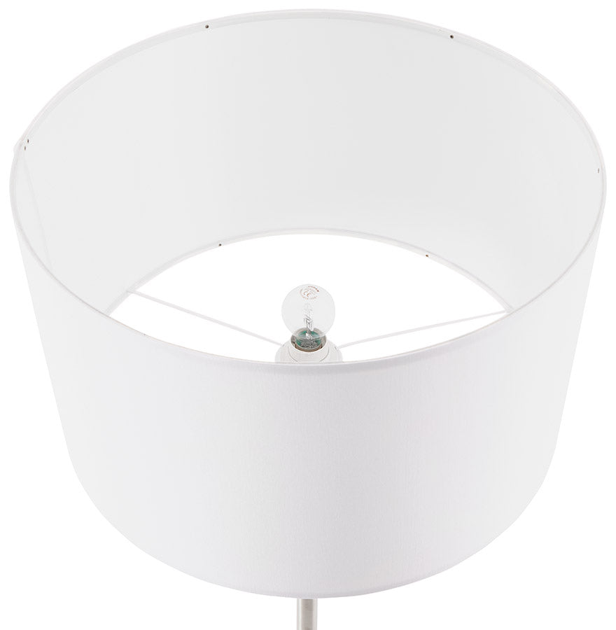 Vloerlamp WINONA - wit - kunststof