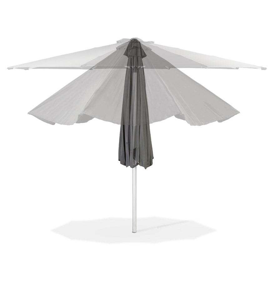 Parasol RAYO - donkergrijs - stof