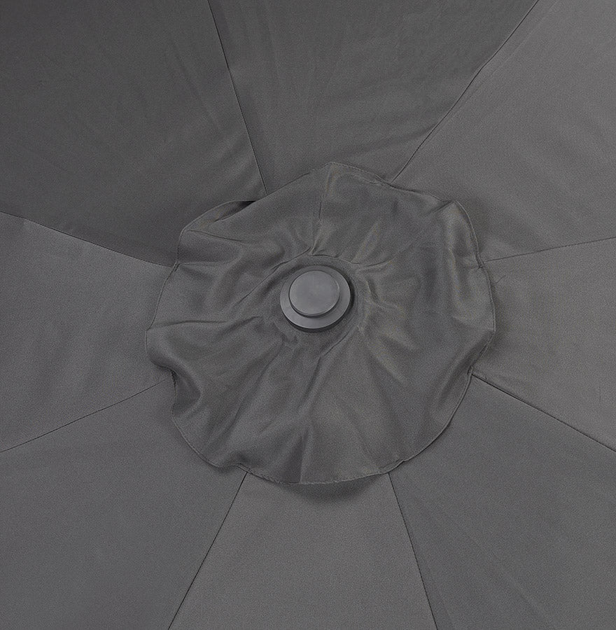 Parasol RAYO - donkergrijs - stof