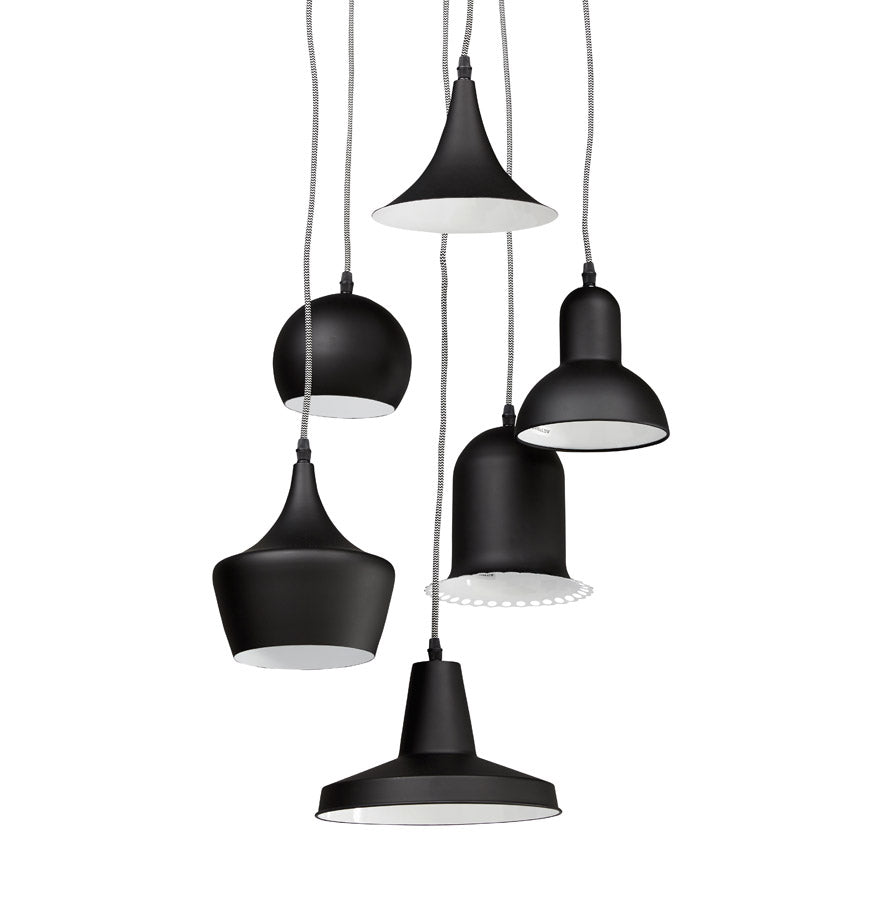 Hanglamp PENGAN - zwart - metaal