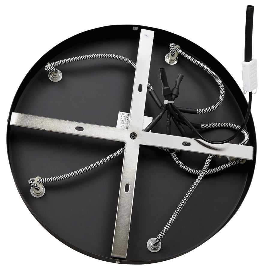 Hanglamp PENGAN - zwart - metaal