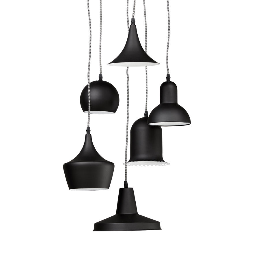 Hanglamp PENGAN - zwart - metaal