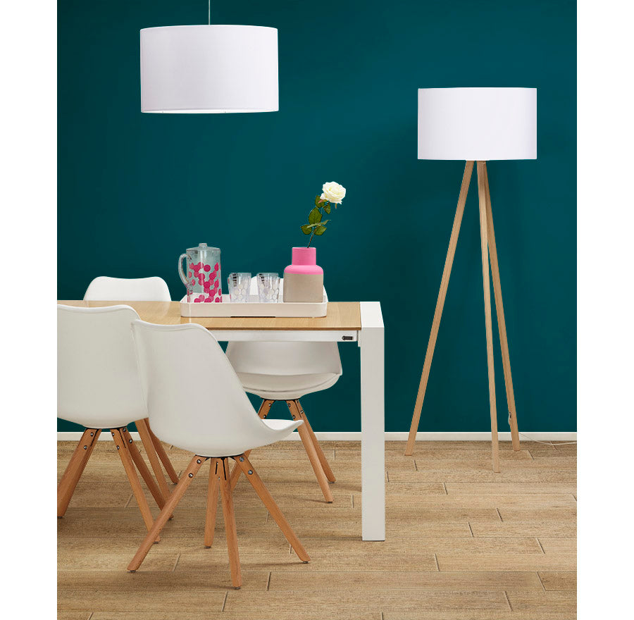 Hanglamp SAYA - wit - kunststof