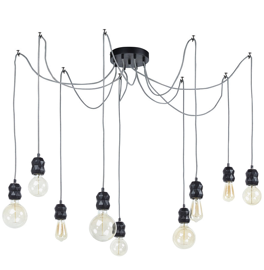 Hanglamp UTOPIA - zwart - metaal