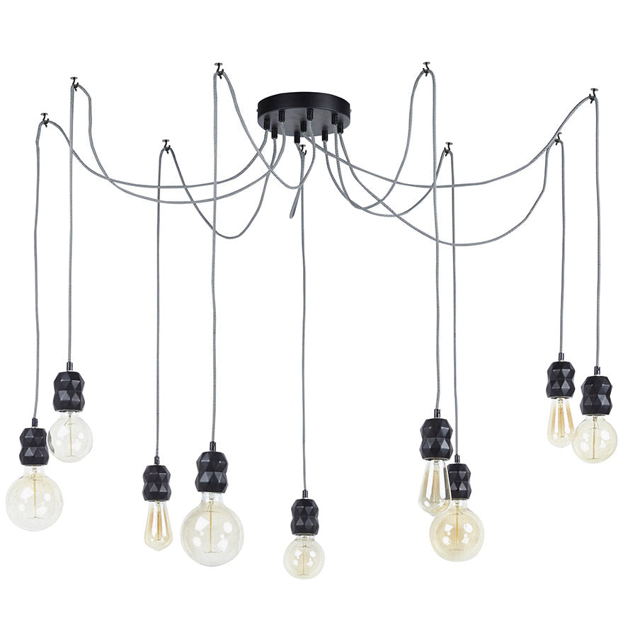 Hanglamp UTOPIA - zwart - metaal