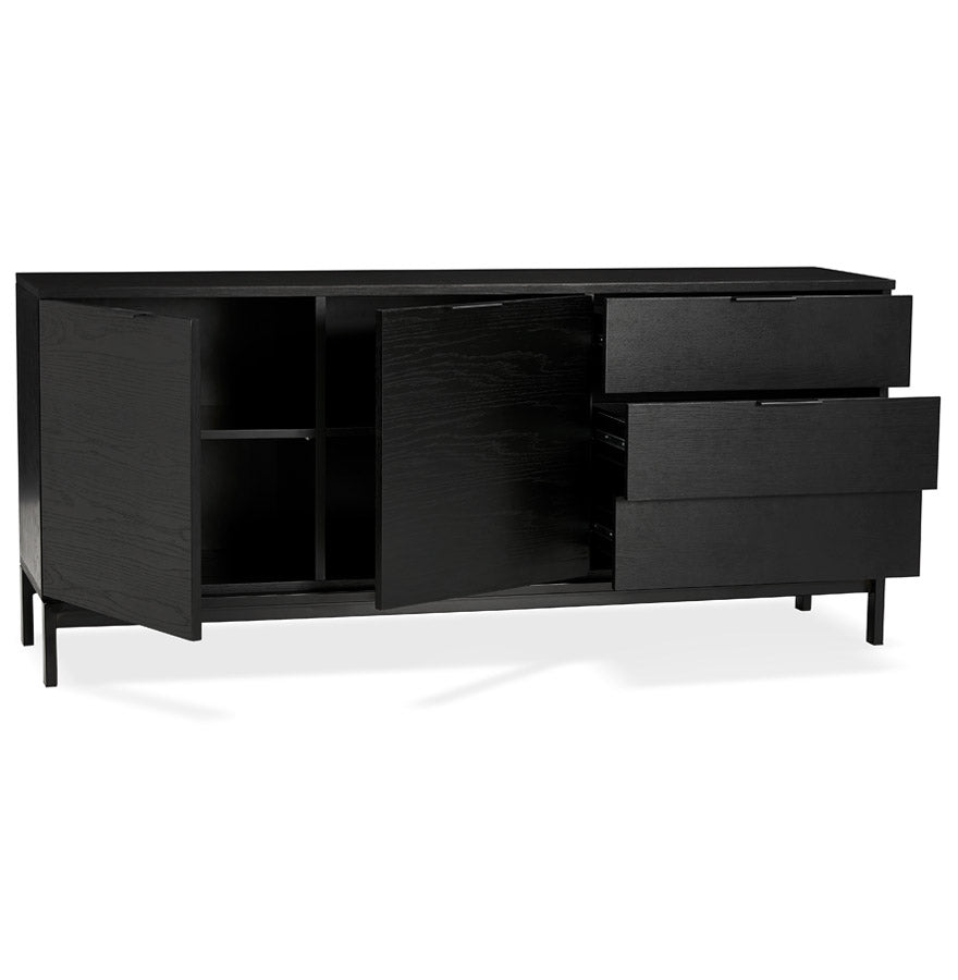 Dressoir STADA - zwart - hout