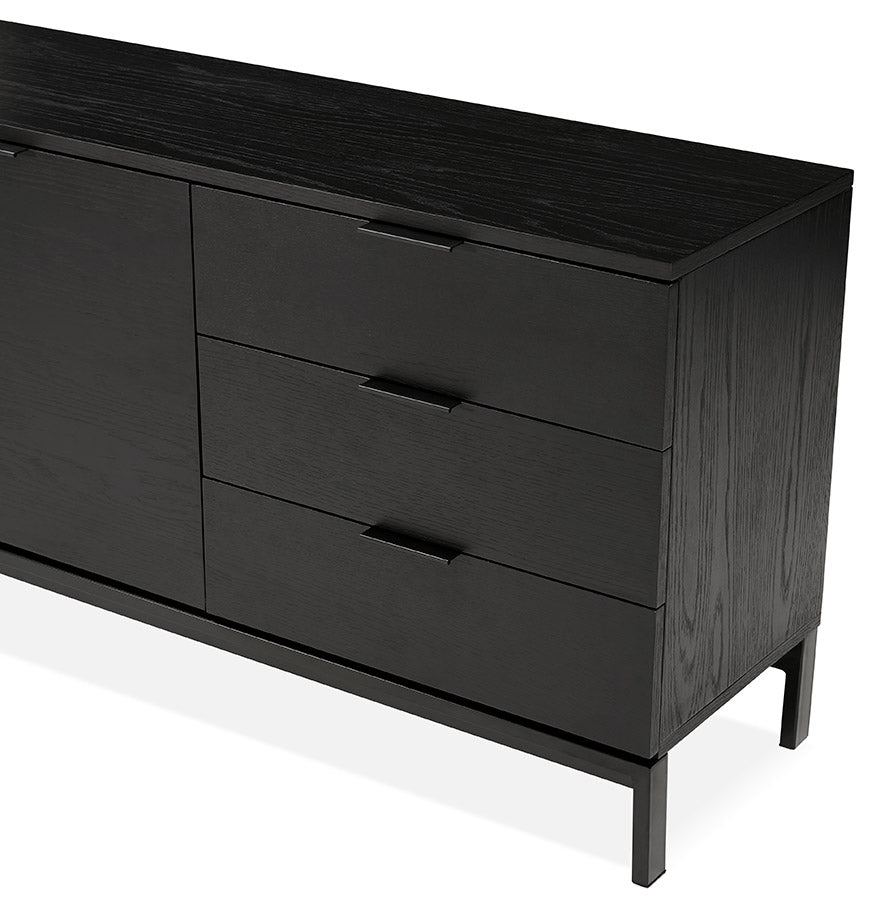 Dressoir STADA - zwart - hout