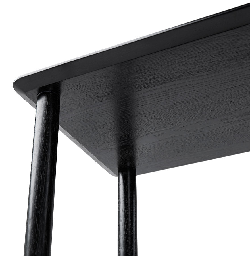 Opbergmeubel legplanken BRETO - zwart - hout