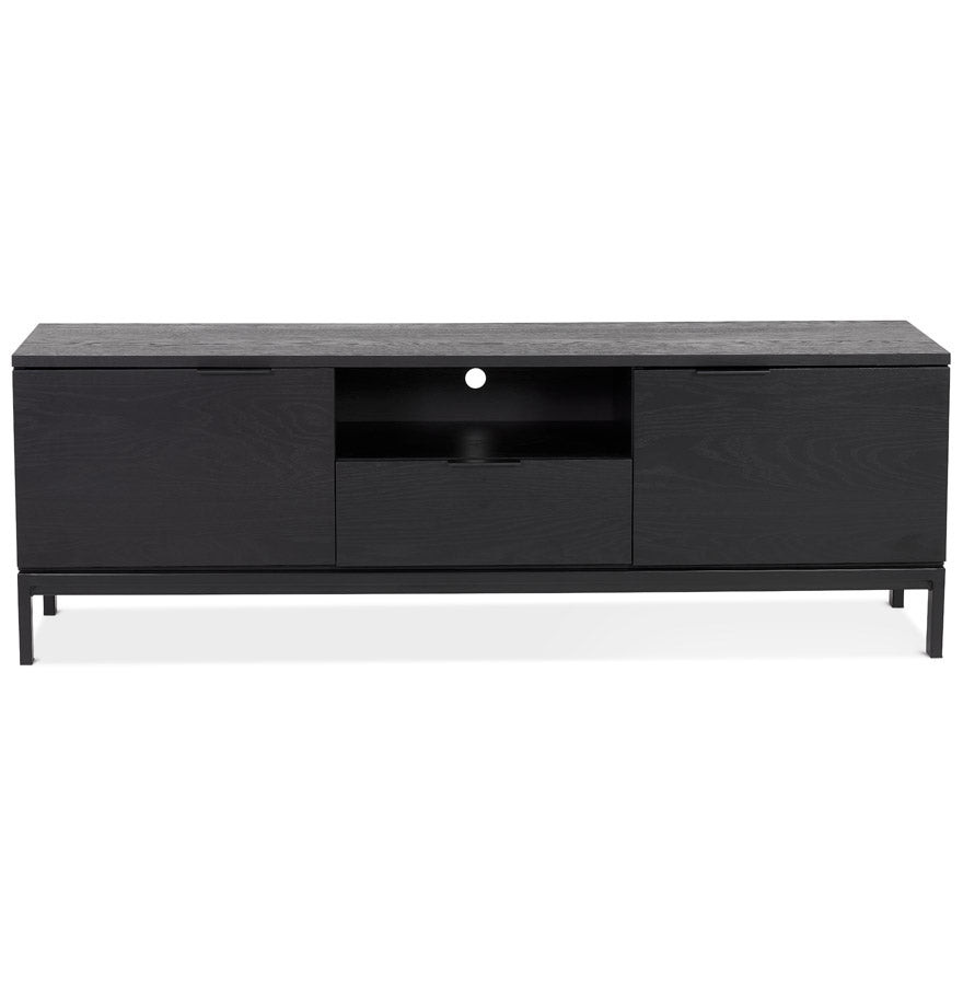 Tv Meubel KINEJO - zwart - hout
