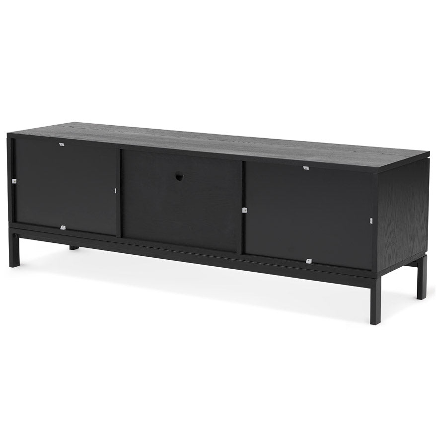Tv Meubel KINEJO - zwart - hout