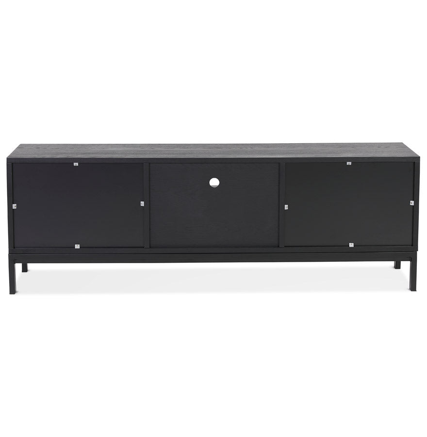 Tv Meubel KINEJO - zwart - hout