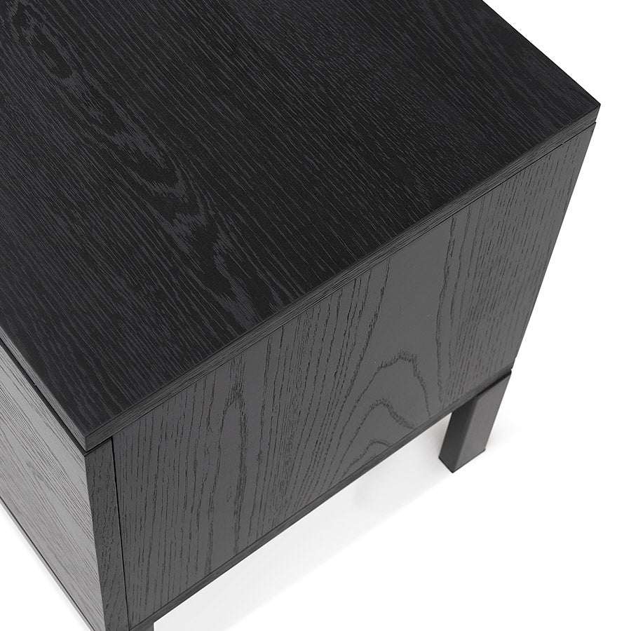 Tv Meubel KINEJO - zwart - hout