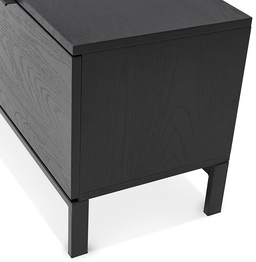 Tv Meubel KINEJO - zwart - hout