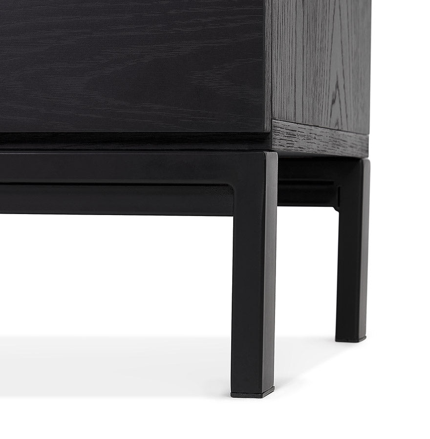 Tv Meubel KINEJO - zwart - hout