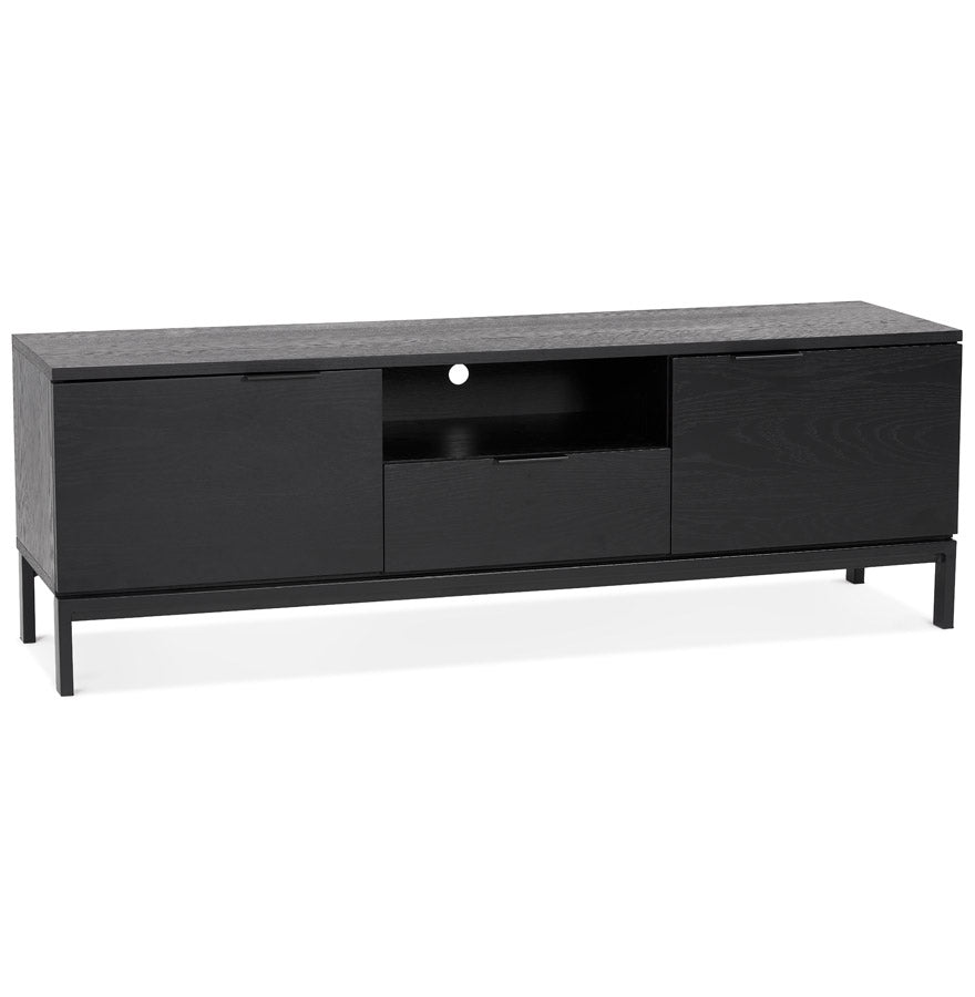 Tv Meubel KINEJO - zwart - hout