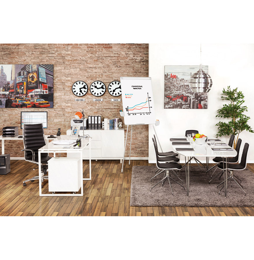 Bureaustoel TORINO - zwart - kunstleer