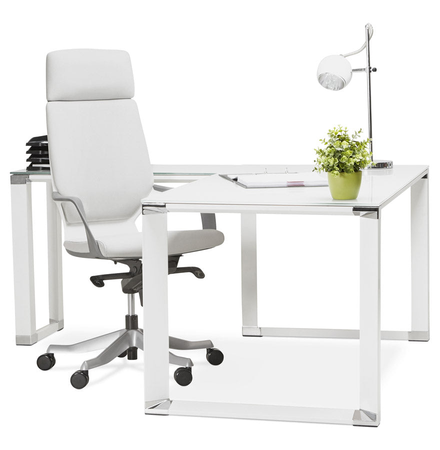 Bureaustoel ALYSSA - grijs - stof