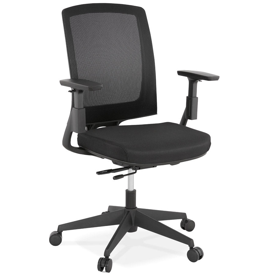 Bureaustoel OFFICE - zwart - stof