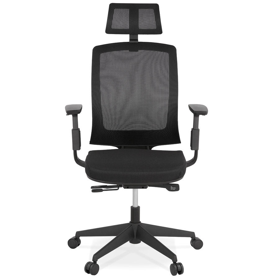 Bureaustoel OFFICE - zwart - stof