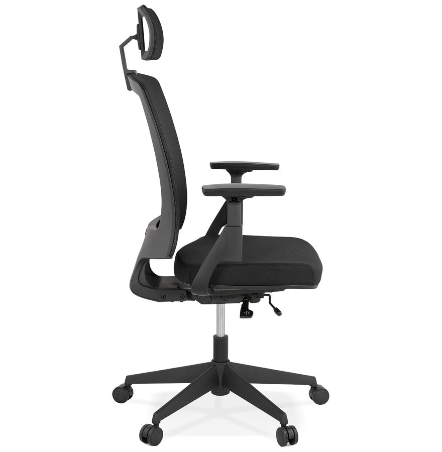 Bureaustoel OFFICE - zwart - stof